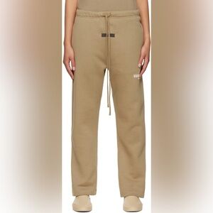 Essentials FEAR OF GOD ESSENTIALS Tan Cotton Lounge Pants, size XXS